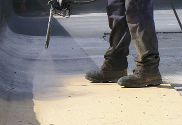 coating systems over Louisville spray foam roof systems